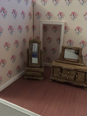 Two Piece Custom Paint Bedroom Furniture Set