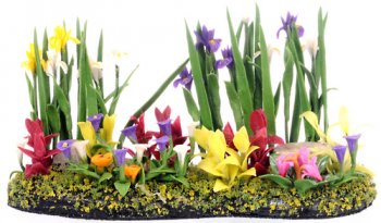 Half Inch Scale Landscape Floral Ready to Use