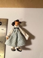 Doll Four Bear in Dotted Dress