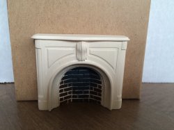 Braxton Payne Victorian Fireplace in Parchment White