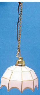 White Tiffany Hanging Lamp